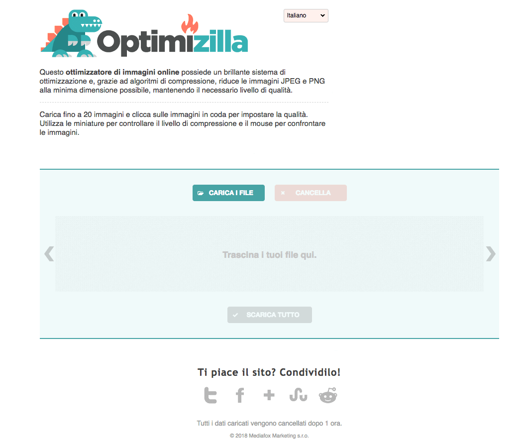 Compressione Immagini con Optimizilla - Creazione siti web brescia - sem-seo.it